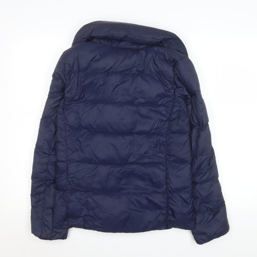 NEO-I by Orobos Women's Blue Puffer Jacket Size S Quilted Down