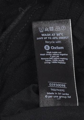 Marks and Spencer Per Una Women’s Black Size 10 Long Pencil Skirt