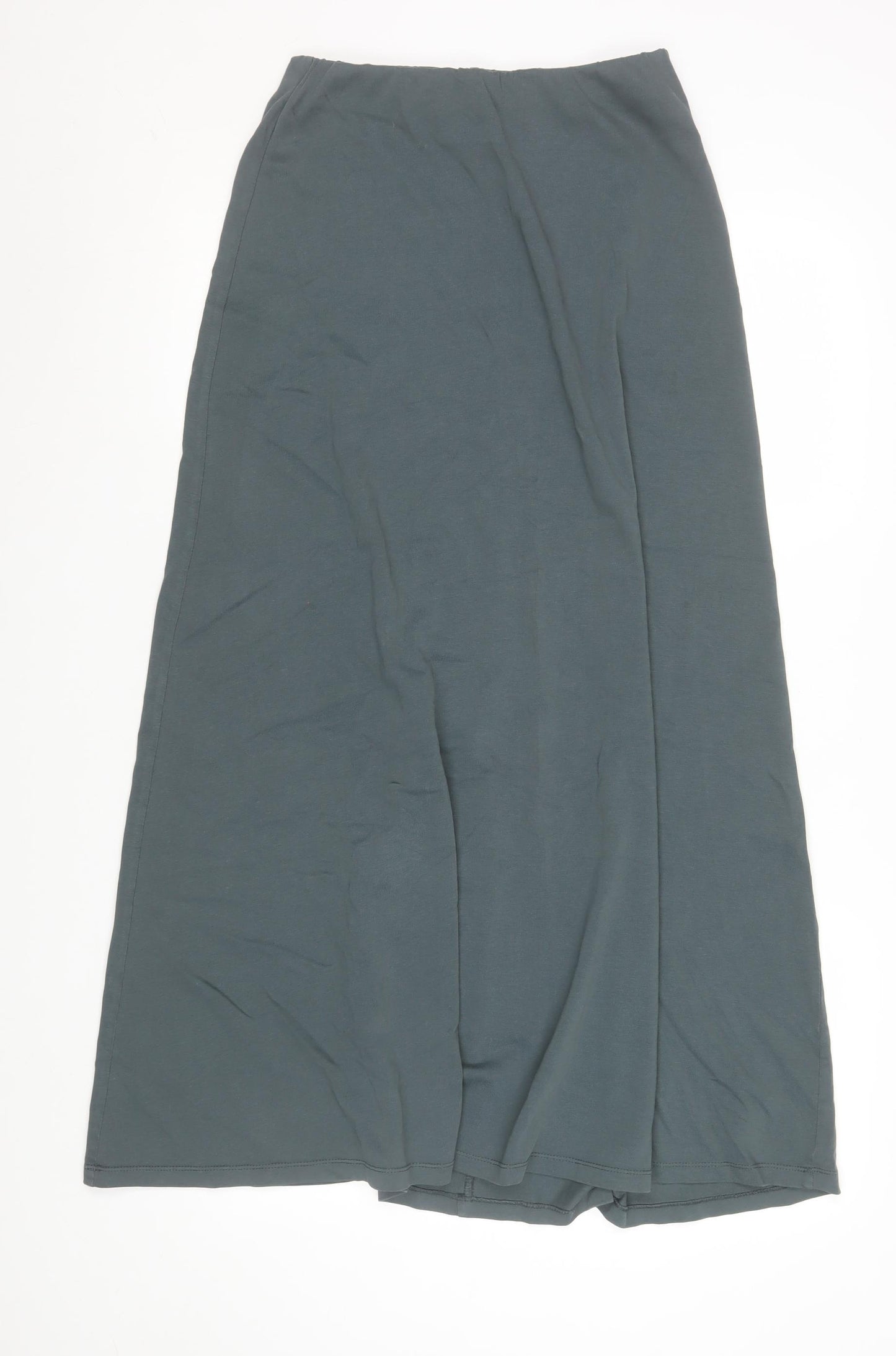 Zara Women Grey Long Jersey Pencil Skirt Size S