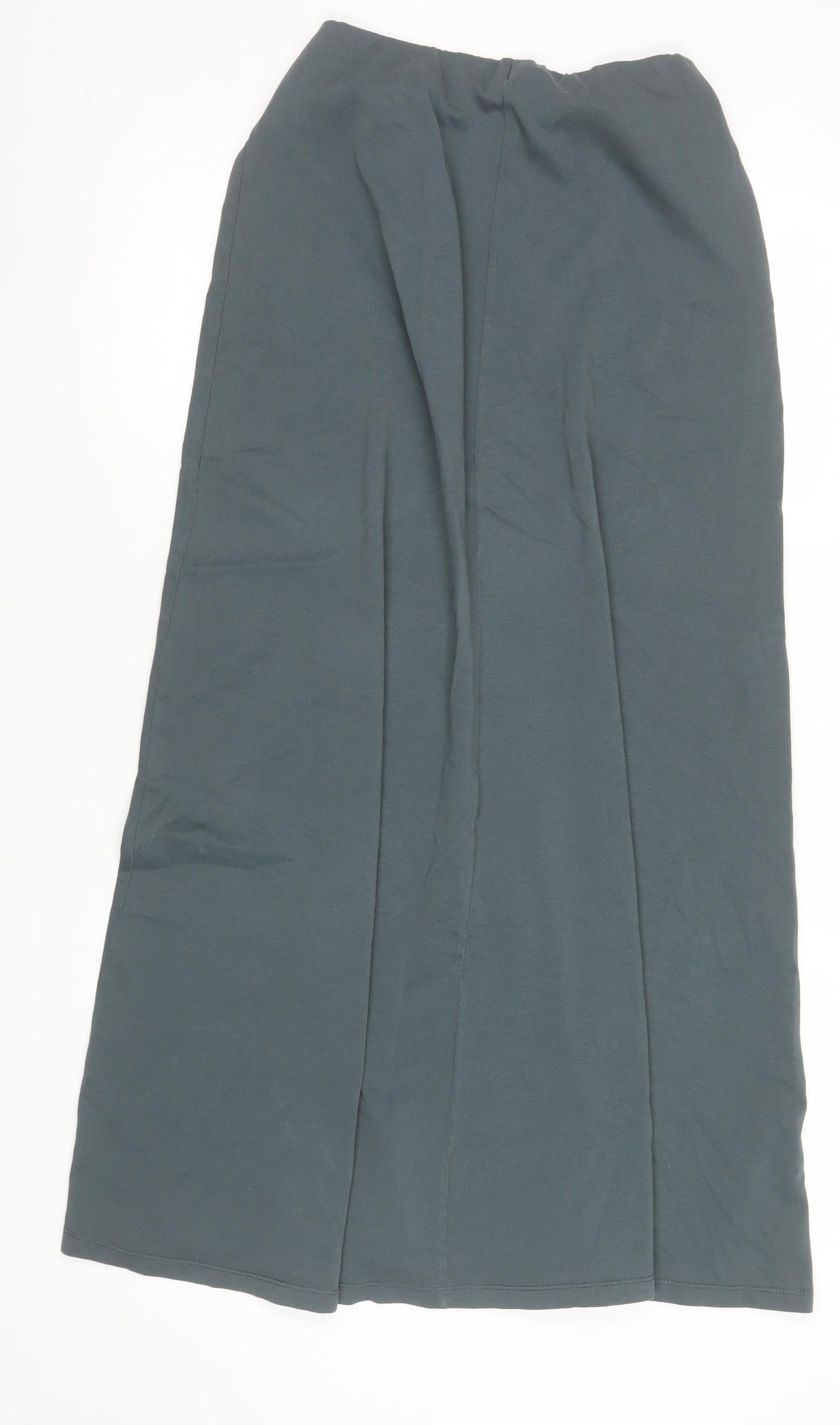 Zara Women Grey Long Jersey Pencil Skirt Size S