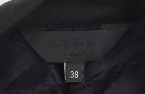 Paul Smith Black Women's Wool Blazer Black Size 10 Tailored Single-Breasted Jacket