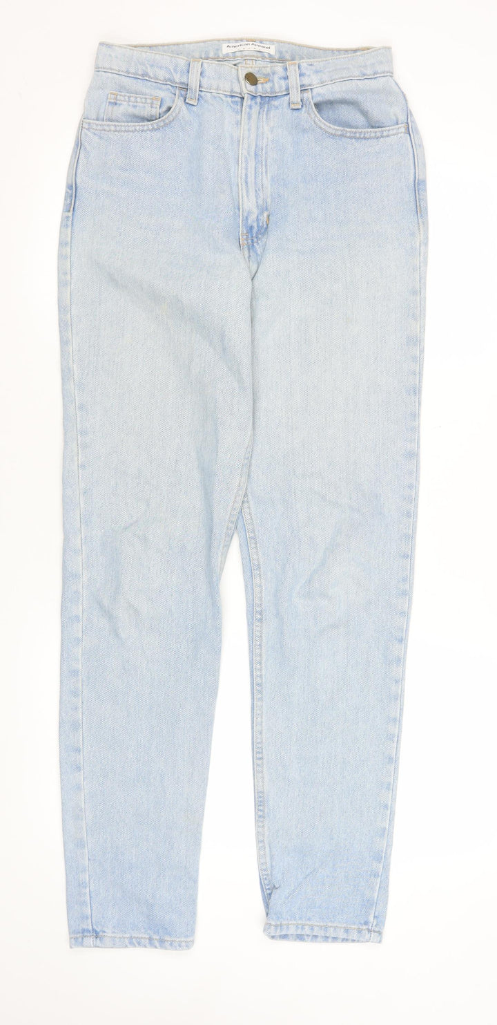 American Apparel Women Blue Size 8 High Rise Mom Jeans