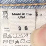 American Apparel Women Blue Size 8 High Rise Mom Jeans