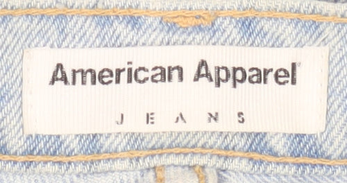 American Apparel Women Blue Size 8 High Rise Mom Jeans