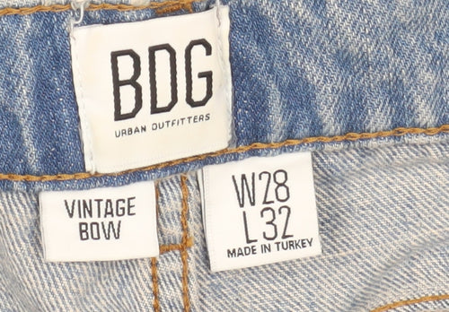 BDG Urban Outfitters Blue Distressed Vintage Mom Jeans W28 L32