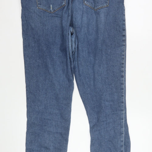 Abercrombie & Fitch Women's Blue 16L High Rise Super Skinny Ankle Jeans