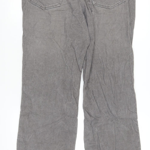 Sonoma Life + Style Women's Grey Corduroy Chino Trousers 32x30