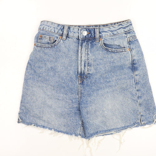 Denim Co. Women’s Blue Cut-Off High Rise Denim Shorts Size 6