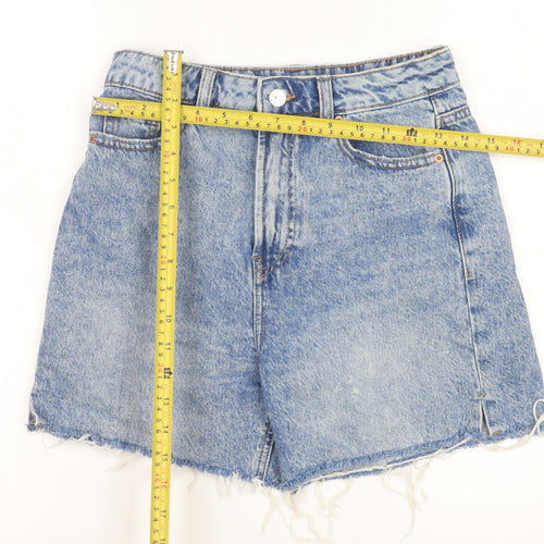 Denim Co. Women’s Blue Cut-Off High Rise Denim Shorts Size 6