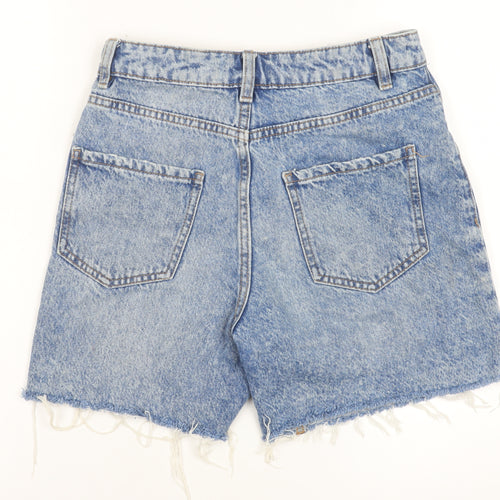 Denim Co. Women’s Blue Cut-Off High Rise Denim Shorts Size 6