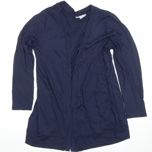Capsule Women Blue Long Sleeve V-Neck Jersey Cardigan Size 14