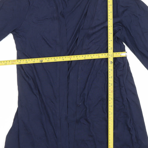 Capsule Women Blue Long Sleeve V-Neck Jersey Cardigan Size 14