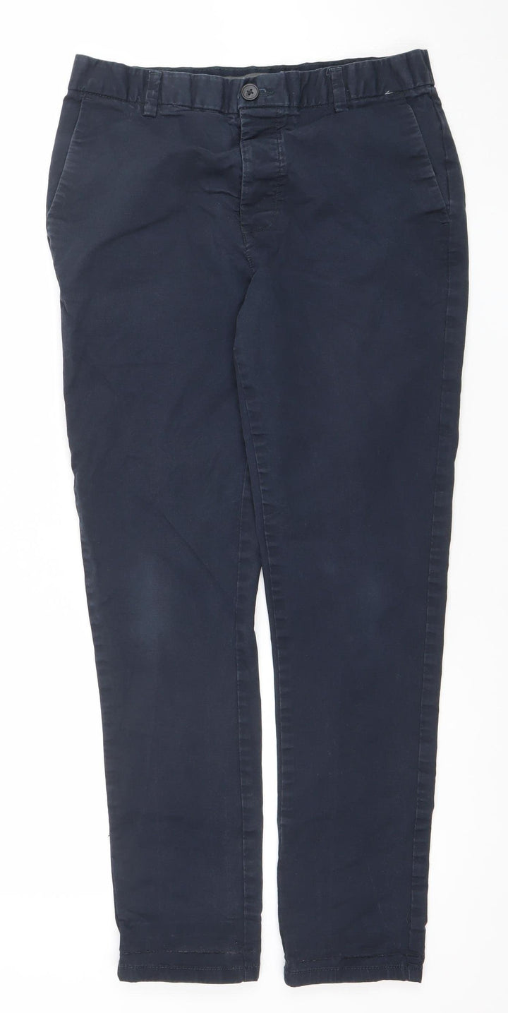 Denim Co. Men's Blue Slim Fit Chino Trousers W30 L30