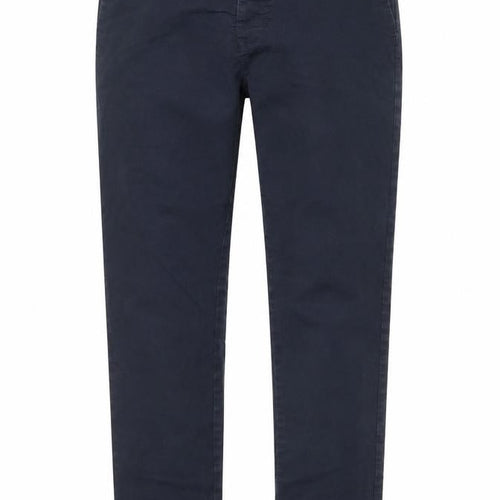 Denim Co. Men's Blue Slim Fit Chino Trousers W30 L30