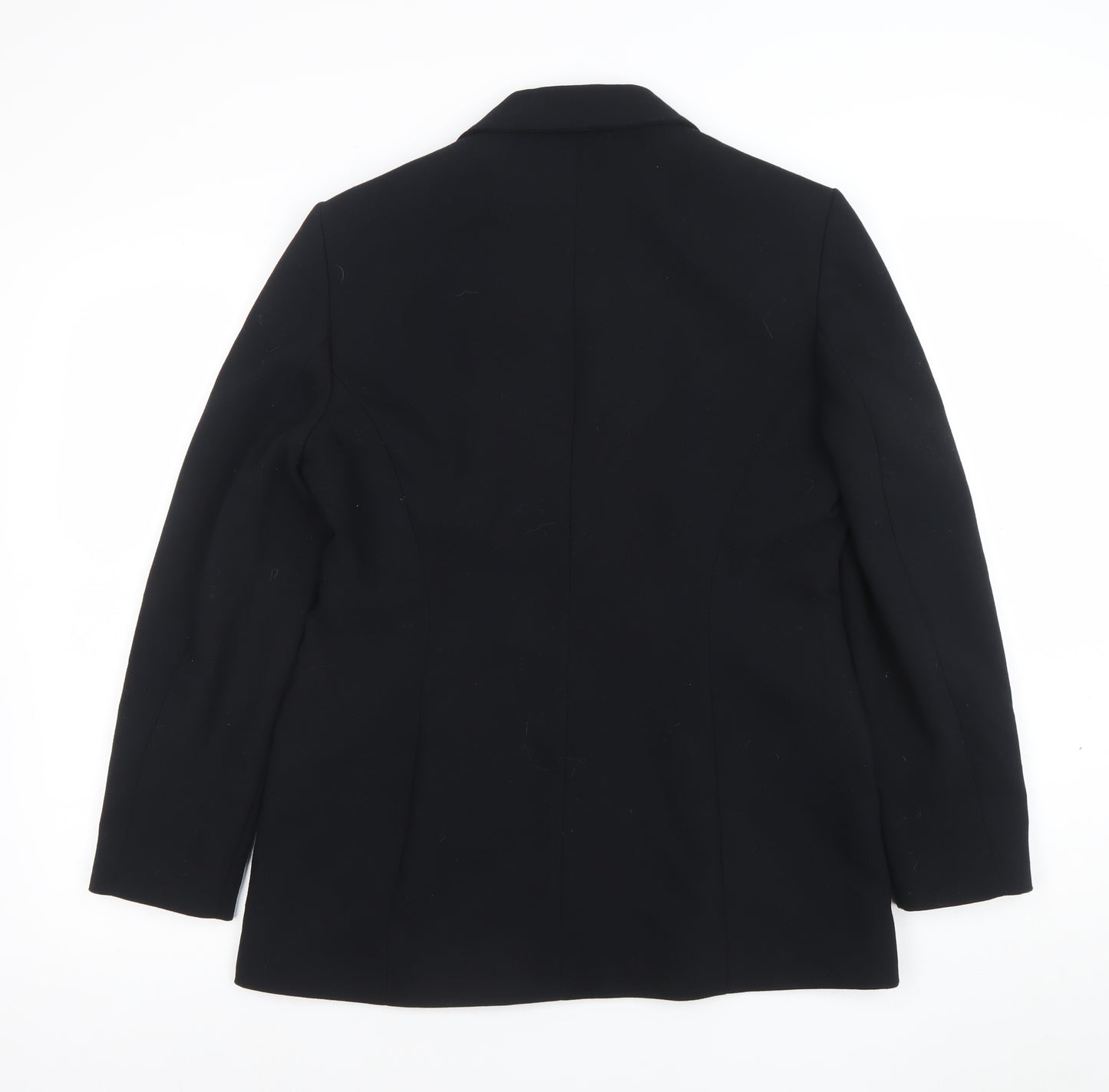 Monsoon Women’s Black Blazer Size 12 Regular Fit Single-Breasted Jacket