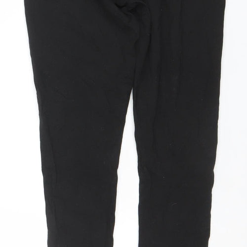 Puma Womens Black Slim Fit Cotton Leggings Size S Activewear