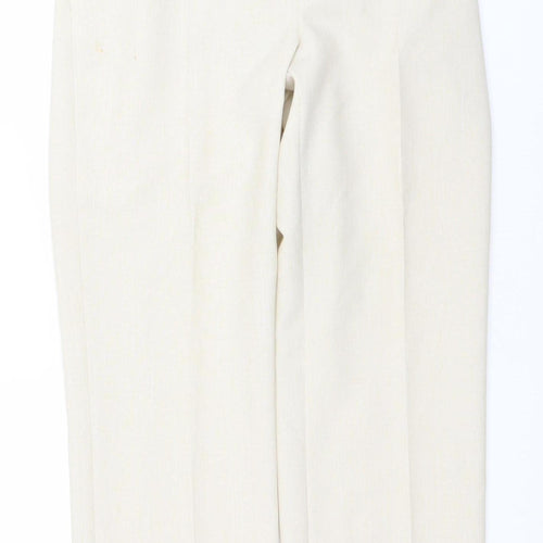 BHS Women’s Stone Classics Trousers Size 10 Polyester Elastic Waist