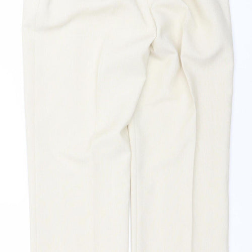 BHS Women’s Stone Classics Trousers Size 10 Polyester Elastic Waist