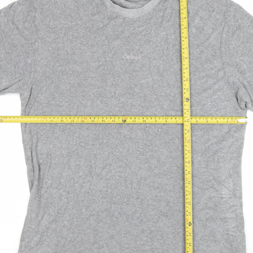 Lindbergh Men's Grey XL Crew Neck Cotton Blend T-Shirt