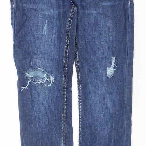 Levi's Girls Blue 510 Skinny Jeans 8 Years Mid Rise Stretch Denim
