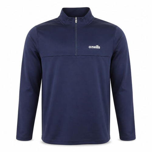 O'Neills Men's Blue Slim Fit 1/4 Zip Long Sleeve Activewear Top Size L