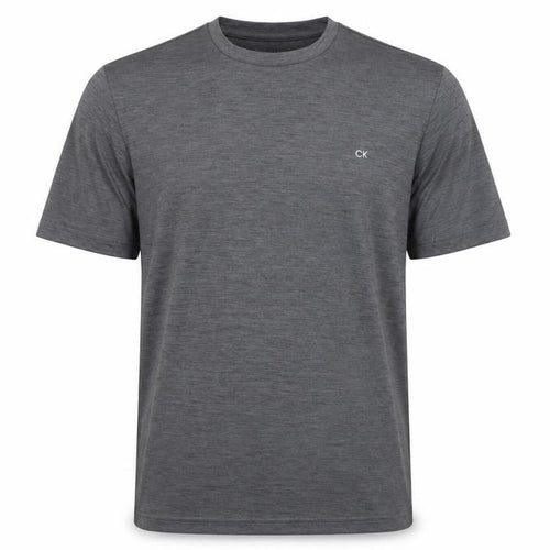 Calvin Klein Men’s Grey Golf T-Shirt L Moisture Wicking Activewear Top