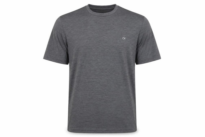 Calvin Klein Men’s Grey Golf T-Shirt L Moisture Wicking Activewear Top