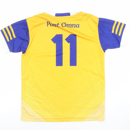 O'Neills Boys Yellow Football Jersey T-Shirt 9-10 Years Port Omna