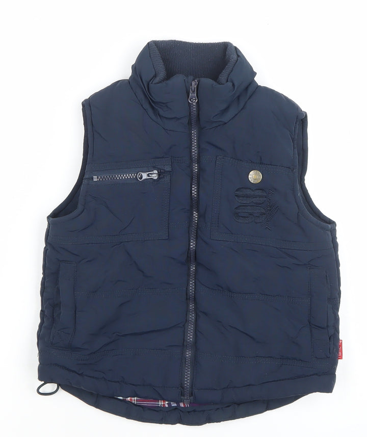 Name It Boys Blue Padded Bodywarmer Gilet 5-6 Years