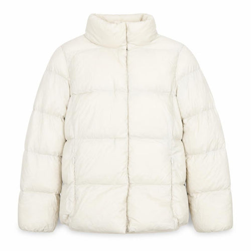 Marks and Spencer Women’s Beige Size 8 Puffer Jacket Quilted Zip Winter Coat
