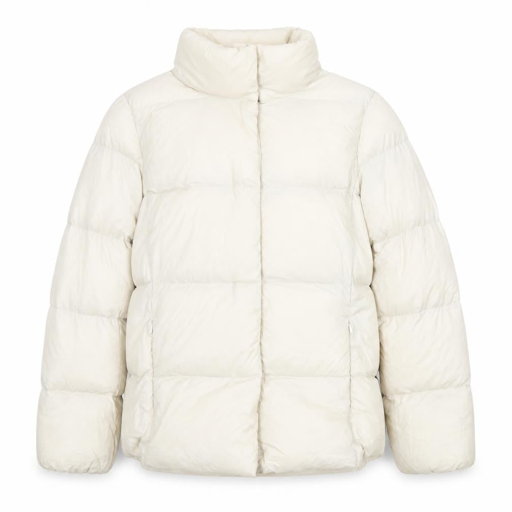 Marks and Spencer Women’s Beige Size 8 Puffer Jacket Quilted Zip Winter Coat