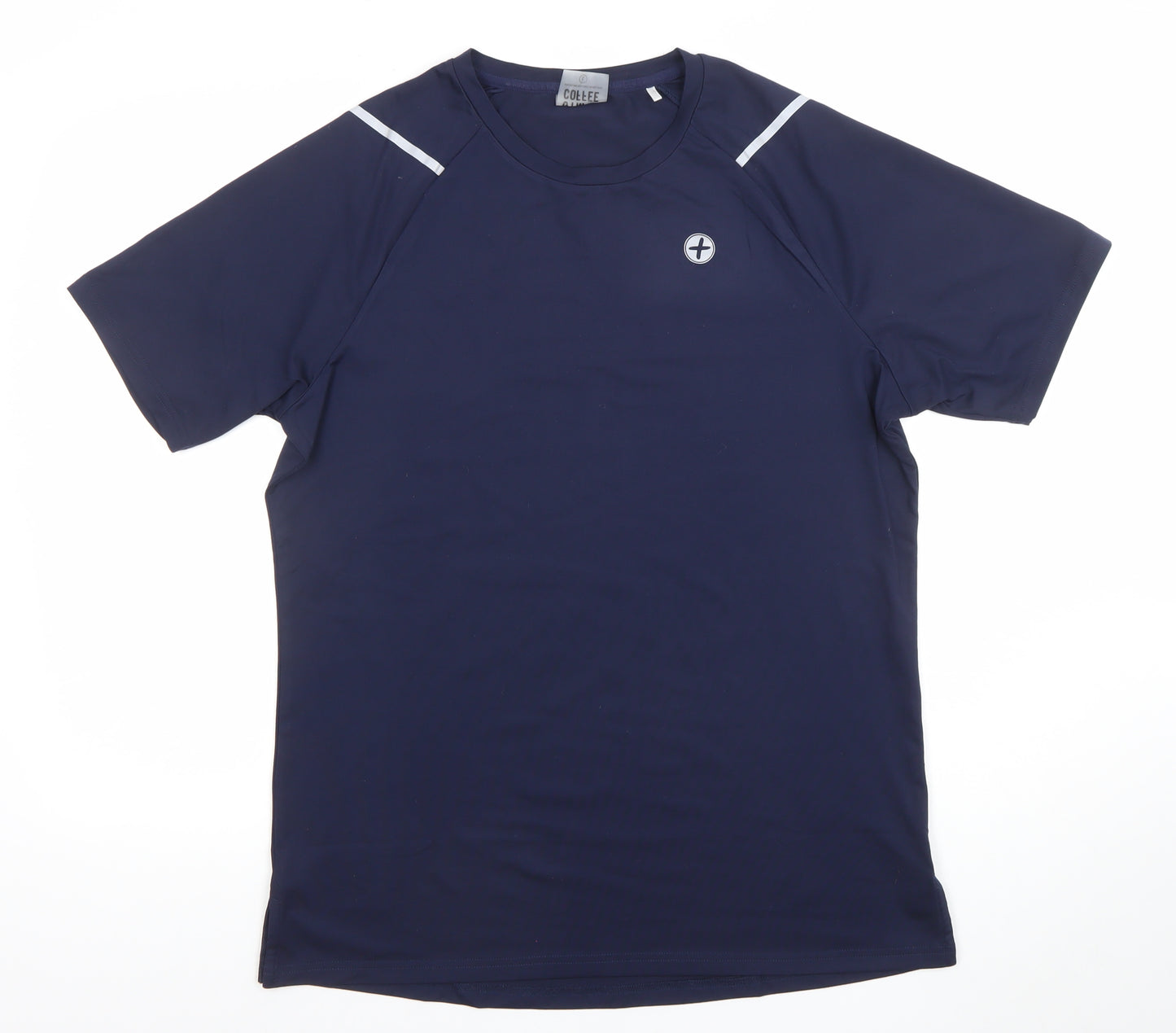 Gym+Coffee Men's Blue L Athletic Fit Short Sleeve Sports T-Shirt
