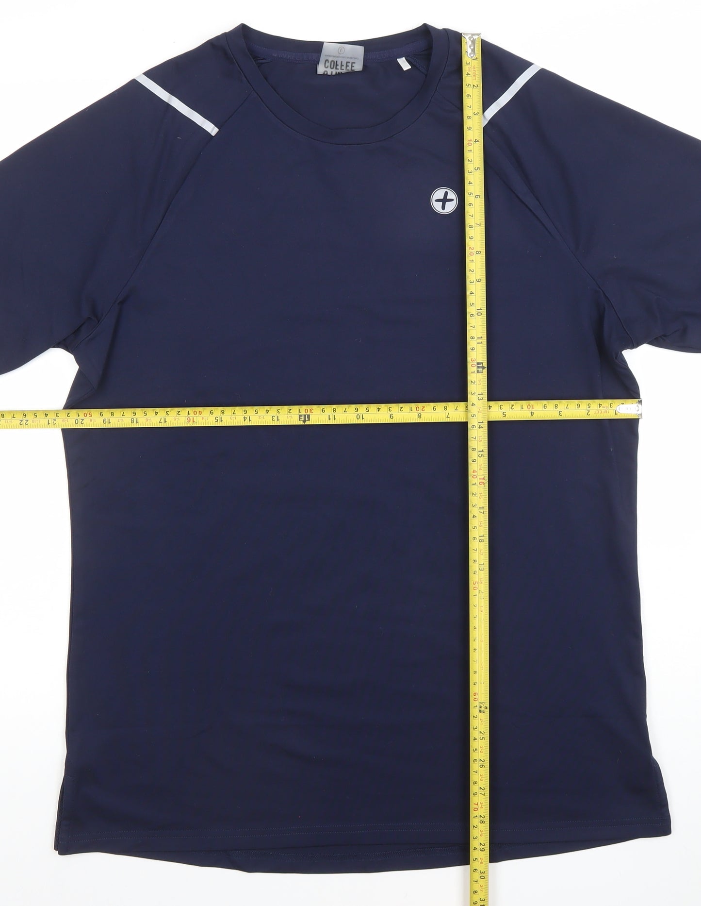 Gym+Coffee Men's Blue L Athletic Fit Short Sleeve Sports T-Shirt