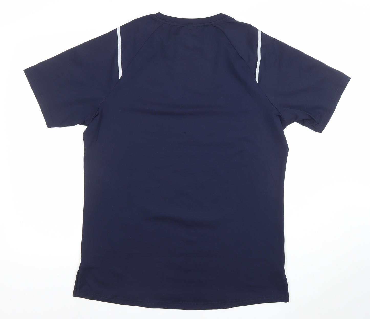 Gym+Coffee Men's Blue L Athletic Fit Short Sleeve Sports T-Shirt