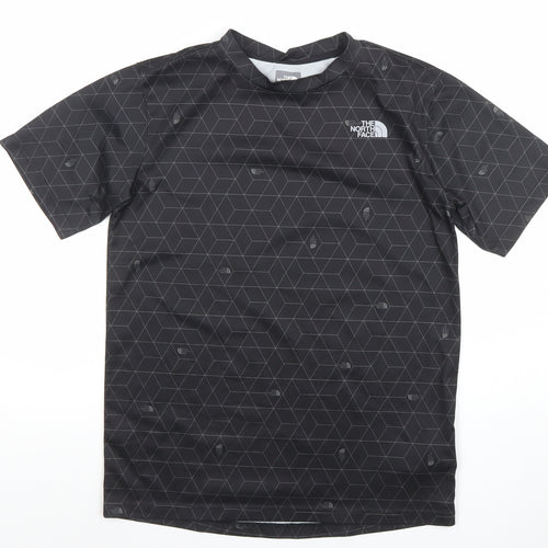 The North Face Boys Black 14 Years Short Sleeve Pullover T-Shirt