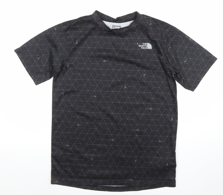 The North Face Boys Black 14 Years Short Sleeve Pullover T-Shirt