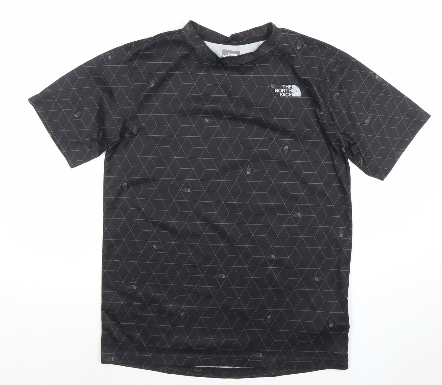The North Face Boys Black 14 Years Short Sleeve Pullover T-Shirt