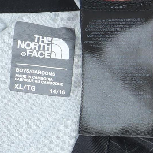 The North Face Boys Black 14 Years Short Sleeve Pullover T-Shirt
