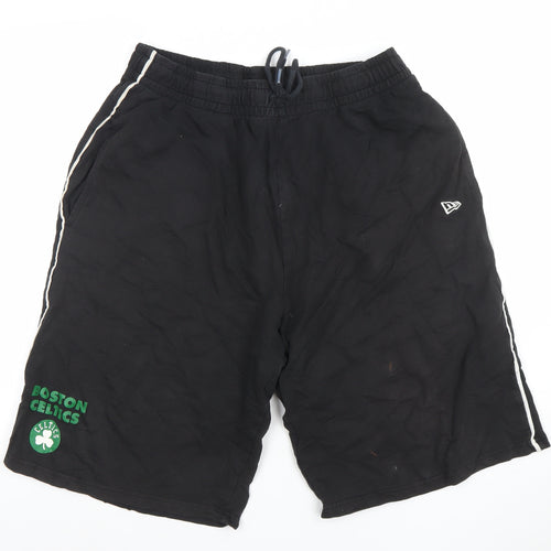 New Era Men's Black XL Boston Celtics Sweat Shorts