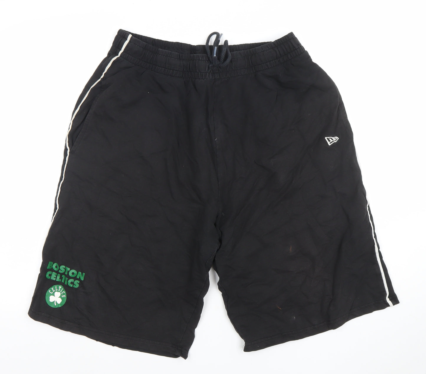 New Era Men's Black XL Boston Celtics Sweat Shorts