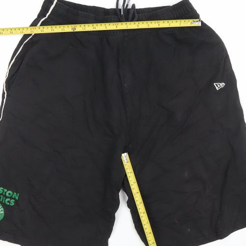New Era Men's Black XL Boston Celtics Sweat Shorts