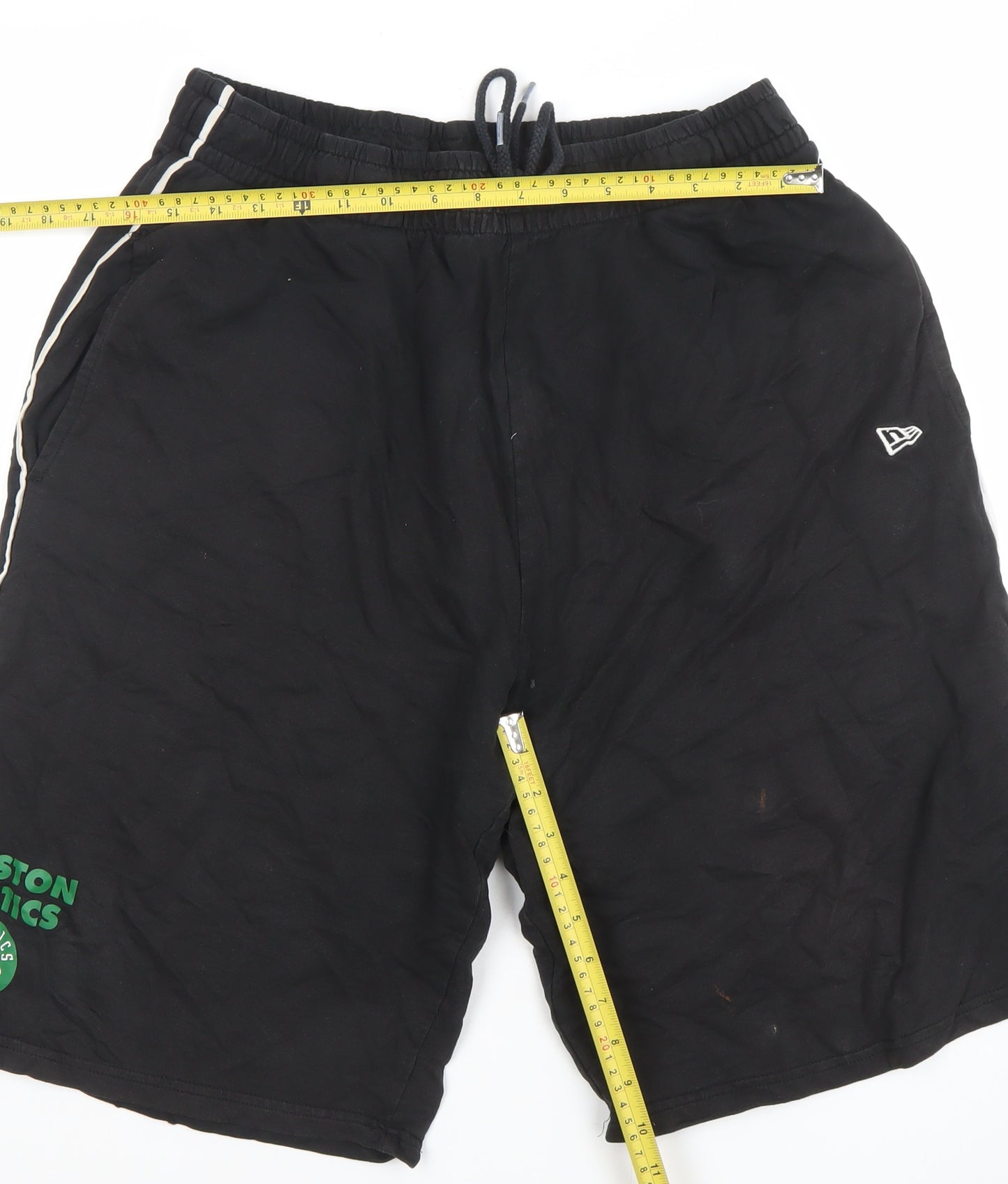 New Era Men's Black XL Boston Celtics Sweat Shorts