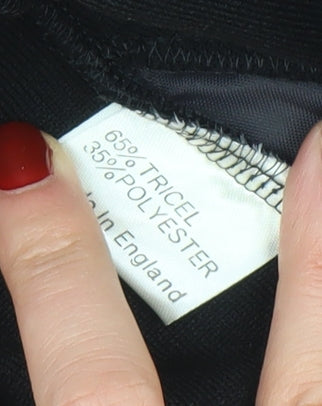 Miss Parisienne Women's Black Velvet Sleeveless Vest Size 12