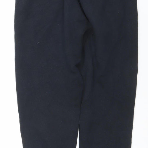 Puma Boys Black Jogger Trousers 13-14 Years Cotton Blend Fleece Sweatpants