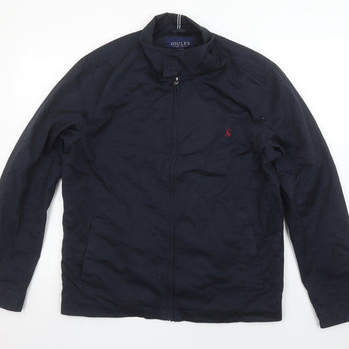 Joules Men's Navy Cotton Zip Jacket Medium Casual Lightweight