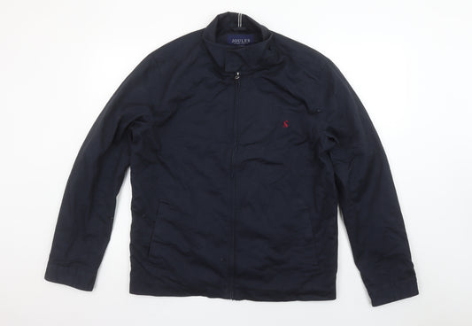 Joules Men's Navy Cotton Zip Jacket Medium Casual Lightweight