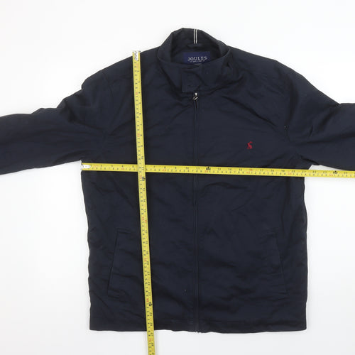Joules Men's Navy Cotton Zip Jacket Medium Casual Lightweight