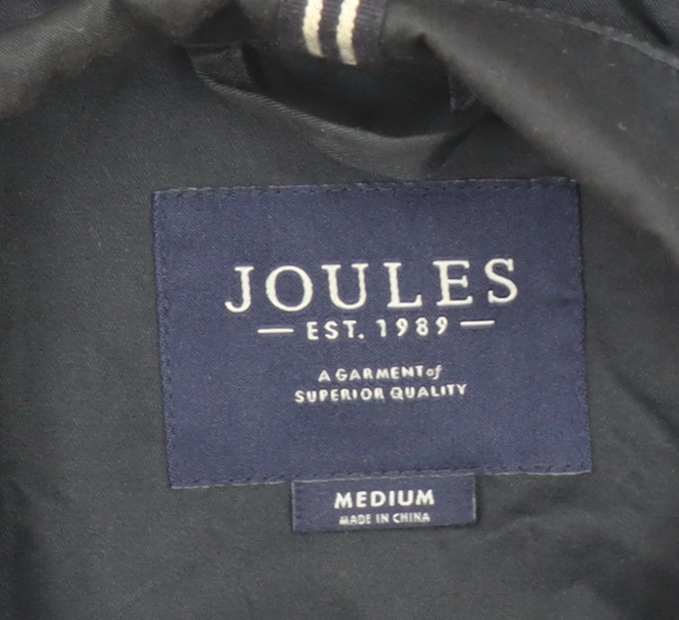 Joules Men's Navy Cotton Zip Jacket Medium Casual Lightweight