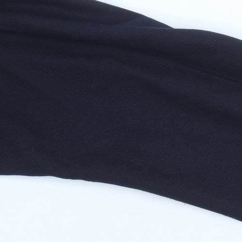 H&M Men’s Black Twill Full Zip Collared Short Jacket Size S