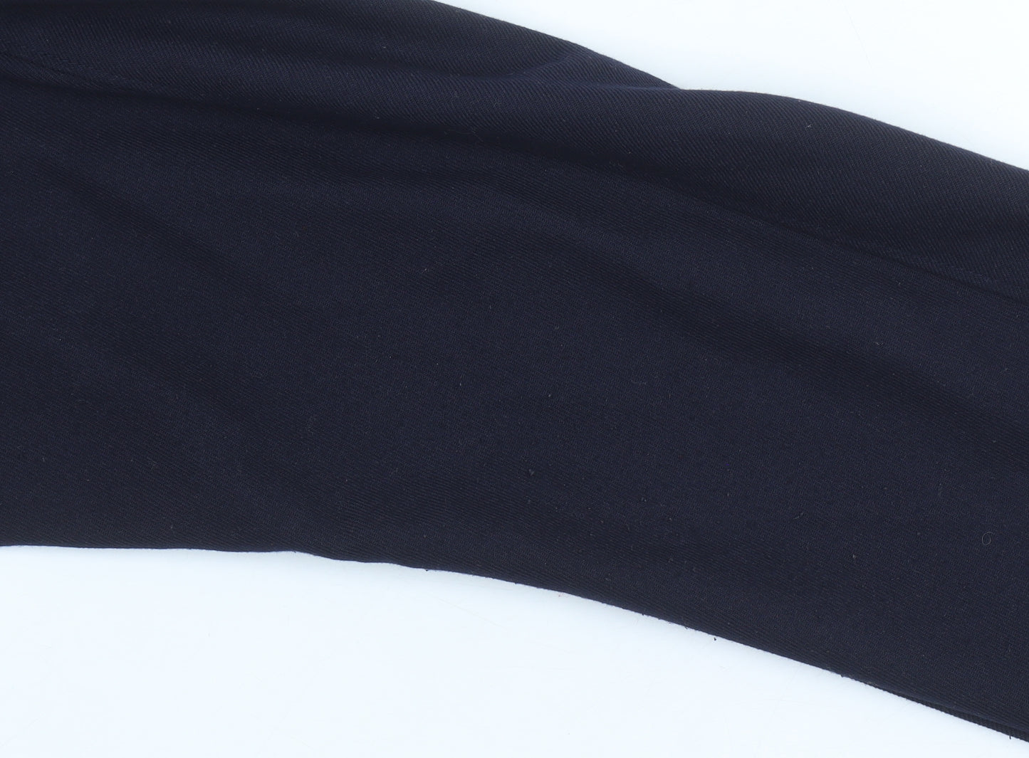 H&M Men’s Black Twill Full Zip Collared Short Jacket Size S